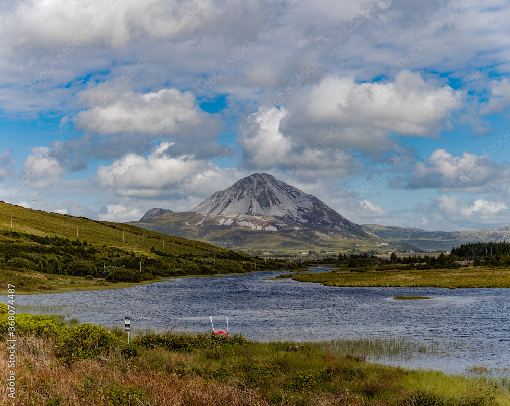 Errigal mountain, Gweedore, County Donegal, Ireland, Derryveagh Mountains