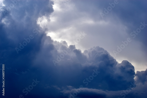 The stormy beauty of the blue Cumulus clouds in summer © Lushchikov Valeriy