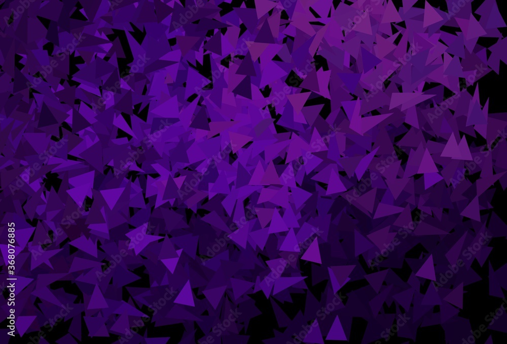 Dark Purple, Pink vector background with polygonal style. Dark Purple, Pink vector background with polygonal style.