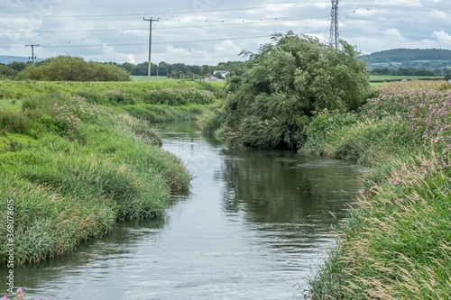 River Douglas, Rufford, West Lancashire, July 2020 photo