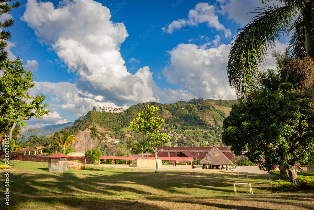 Colombian landscapes. Green mountains in Colombia, Latin America
Colombian landscapes. Green mountains in Colombia, Latin America