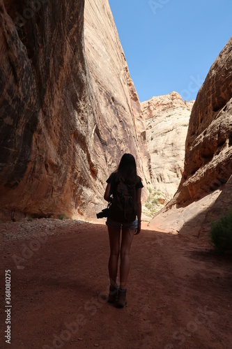hiking in the canyon