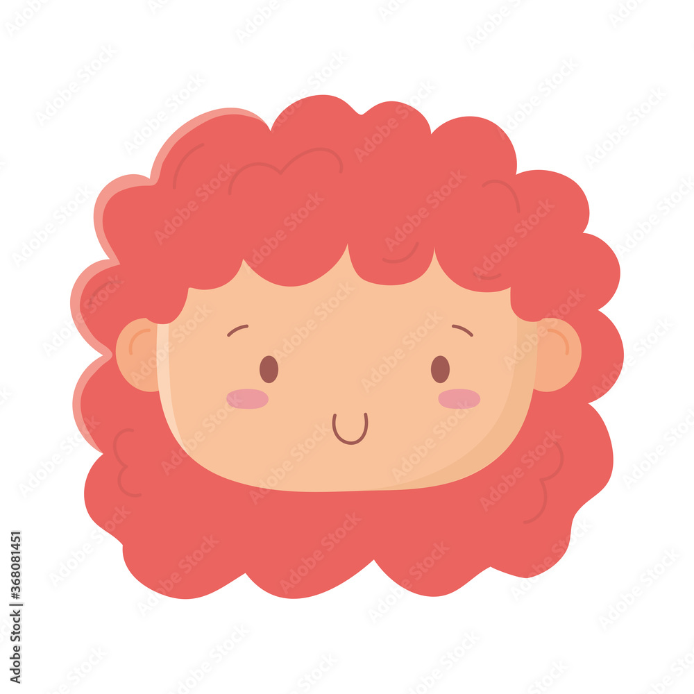 kids toys doll face cartoon isolated icon design white background kids toys doll face cartoon isolated icon design white background