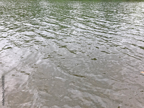 water flowing on the river