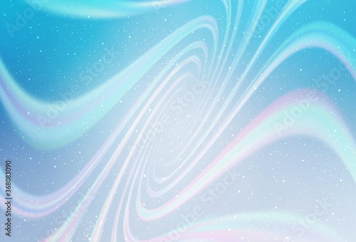 Light BLUE vector pattern with night sky stars. Modern abstract illustration with Big Dipper stars. Template for cosmic backgrounds.