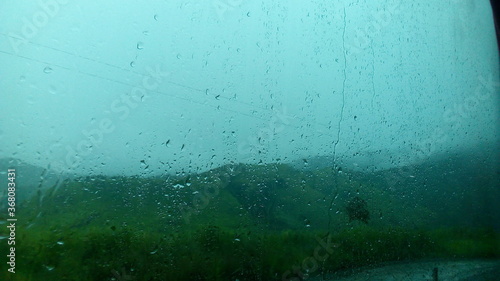 Rain drop window