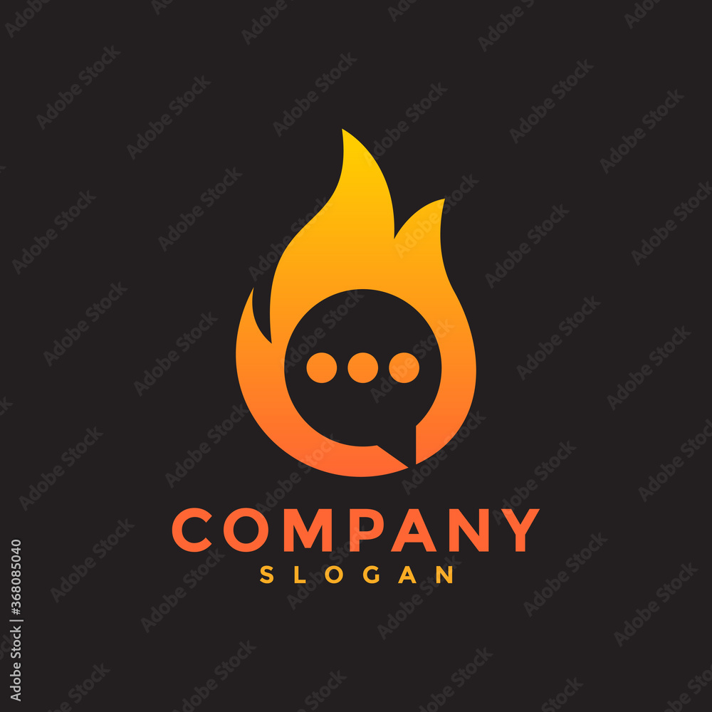 chat fire logo