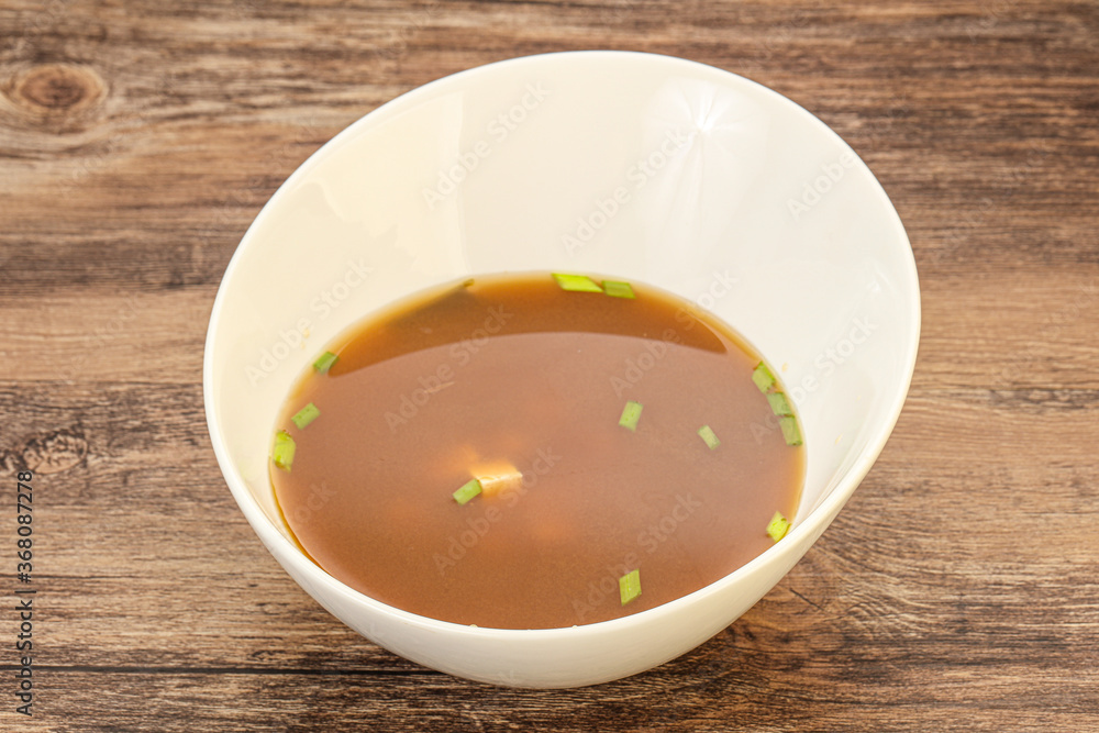 Japanese tradtitional Miso soup with tofu Japanese tradtitional Miso soup with tofu