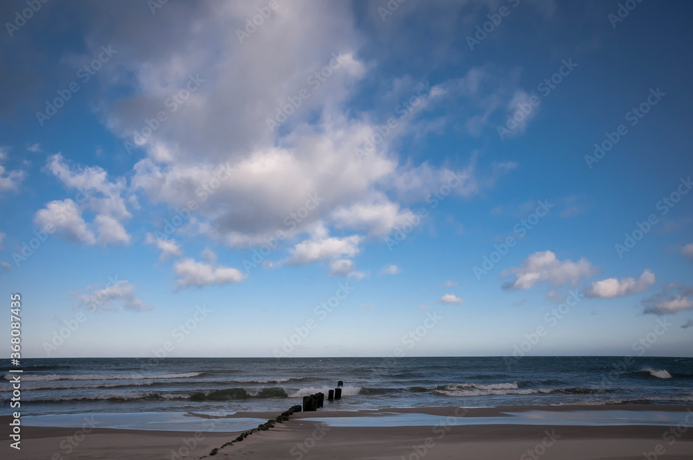 Fototapeta premium Chałupy plaża
