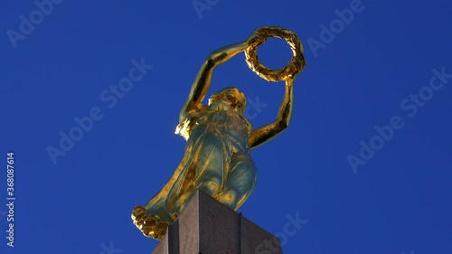 Gelle Fra Monument of Rememberance on Place de la Constitution, Luxembourg City, Grand Duchy of Luxembourg photo