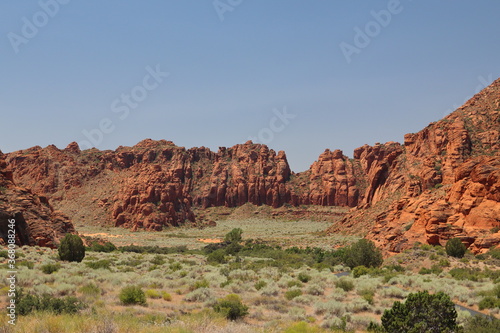 Snow Canyon State Park located in Utah