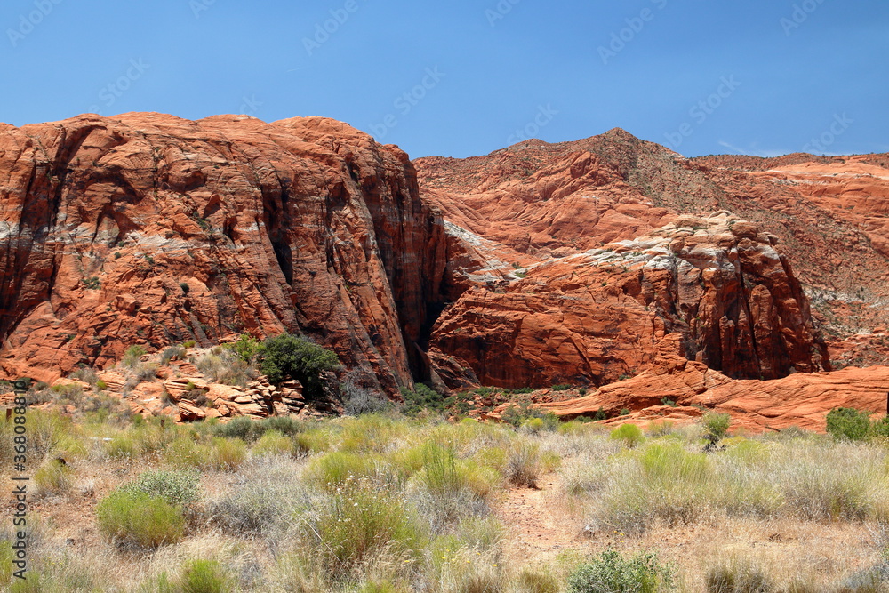 Scenes From Snow Canyon State Park Located in Utah