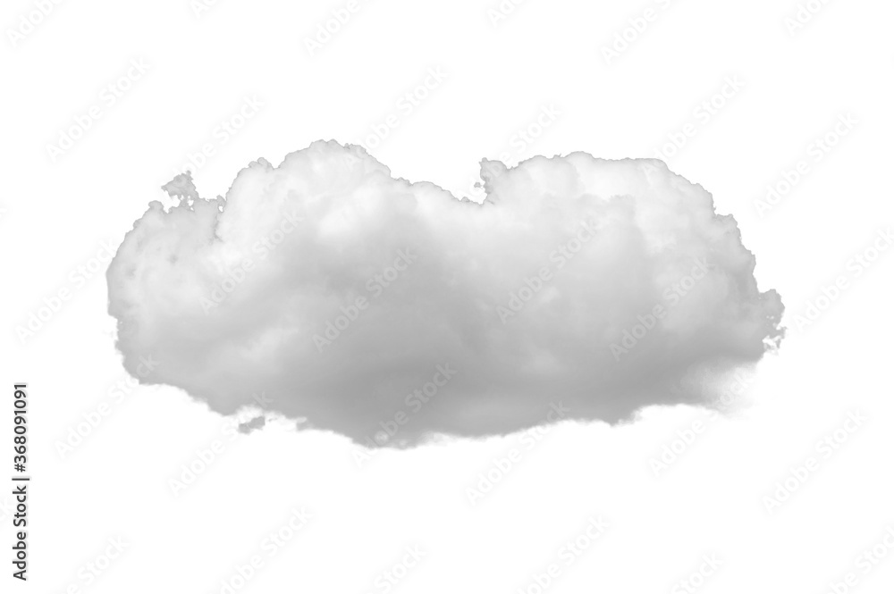 Single Nature white cloud isolate on white background. Cutout cloud element design for multi purpose use. Single Nature white cloud isolate on white background. Cutout cloud element design for multi purpose use.