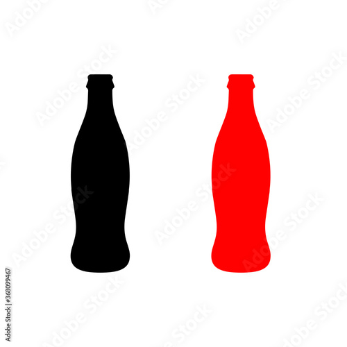 Bottle vector illustration. White background
