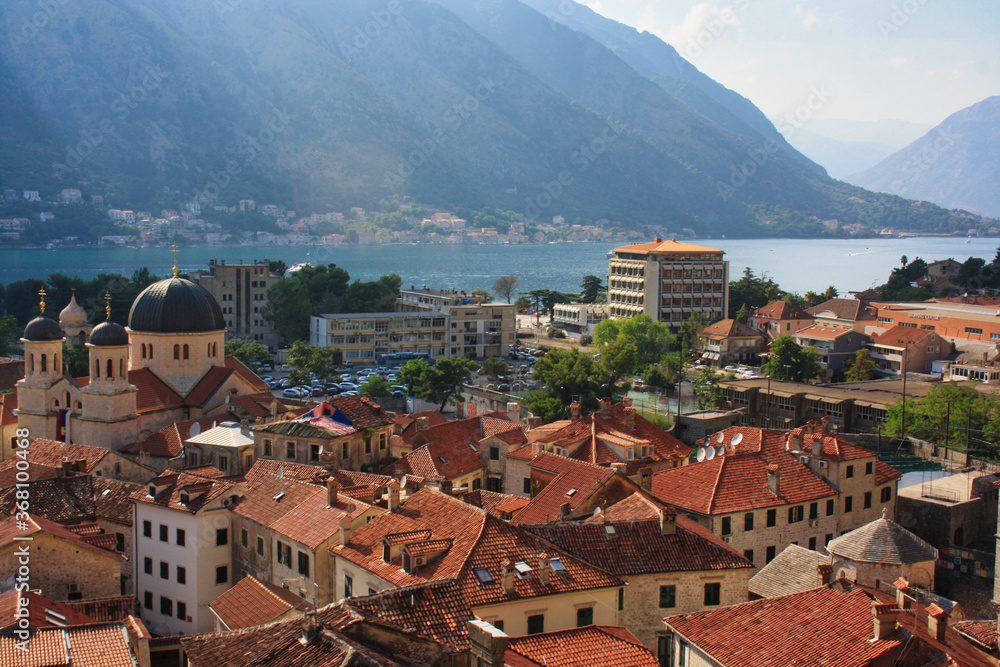 View of the city of Kotor, Montenegro