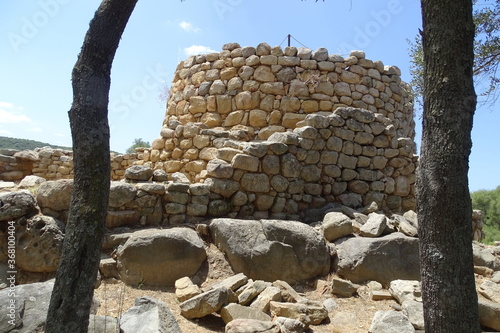 nuraghe presso  tomba dei giganti photo