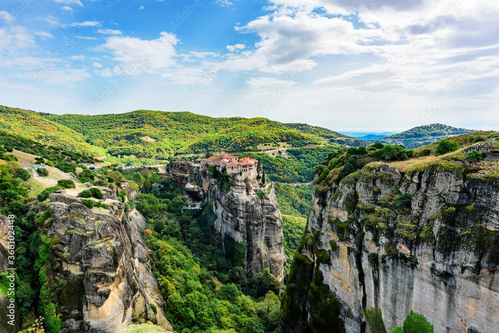 The Holy Monastery of Varlaam is the second biggest monastery. It is located opposite of the Great Meteoro Monastery and it was founded in the mid 14th century.