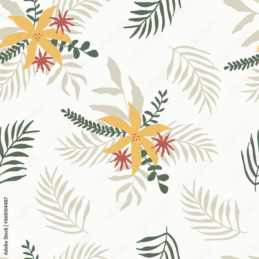 Modern floral abstract pattern in yellow, green, red, terracotta. Light background. Hand drawn flowers and leaves.
Perfect for greeting card, social media post, banner, wrapping paper, covers. Modern floral abstract pattern in yellow, green, red, terracotta. Light background. Hand drawn flowers and leaves.
Perfect for greeting card, social media post, banner, wrapping paper, covers.