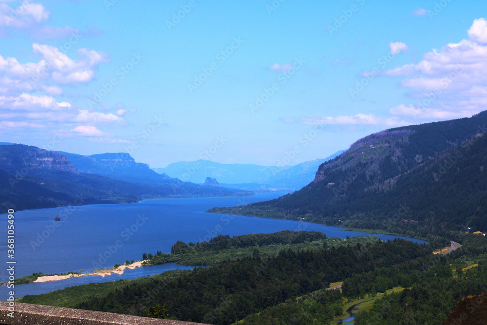 Columbia River Gorge Scenic View