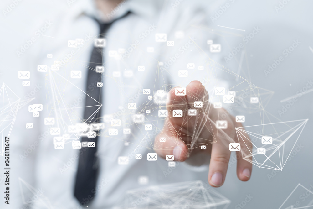 mail communication support contact concept service mail communication support contact concept service
