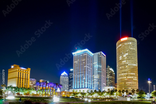 Downtown Tampa At Night 