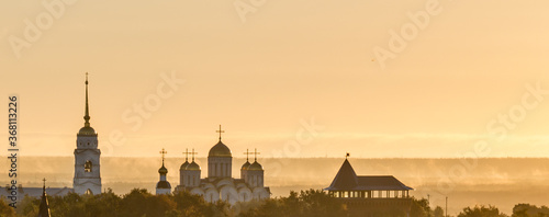 Photos Sunrise near Dormition Cathedral, Russia, Vladimir