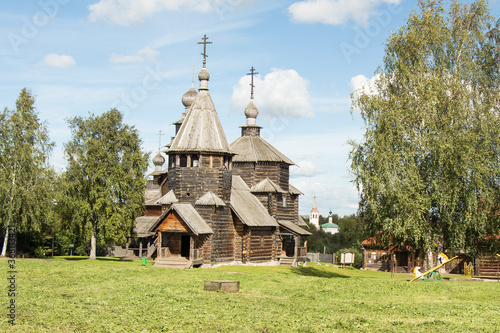 Museum of wooden architecture in Suzdal, Russia
