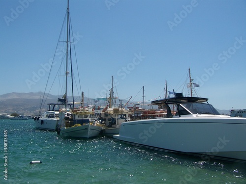Grèce - Les Cyclades - Île d'Antiparos - Port d'Antiparos