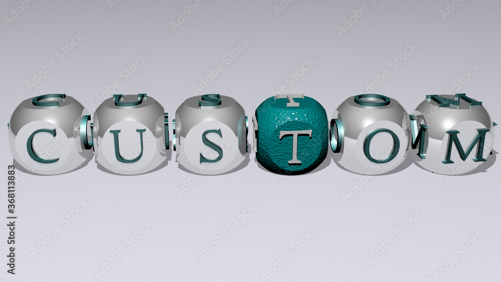 combination of custom built by cubic letters from the top perspective, excellent for the concept presentation. illustration and design combination of custom built by cubic letters from the top perspective, excellent for the concept presentation. illustration and design