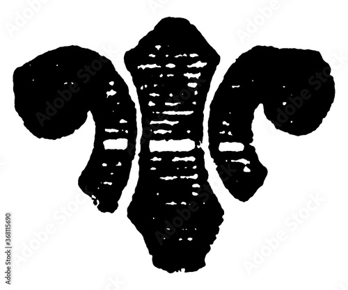 Porcelain Marks, vintage illustration.