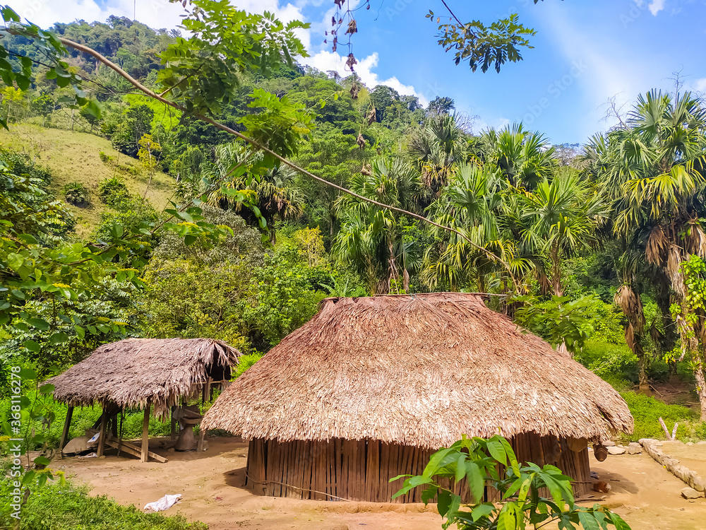 Colombian mountain landscapes on the way to the jungle city of the Indians of Ciudad Perdida Colombian mountain landscapes on the way to the jungle city of the Indians of Ciudad Perdida