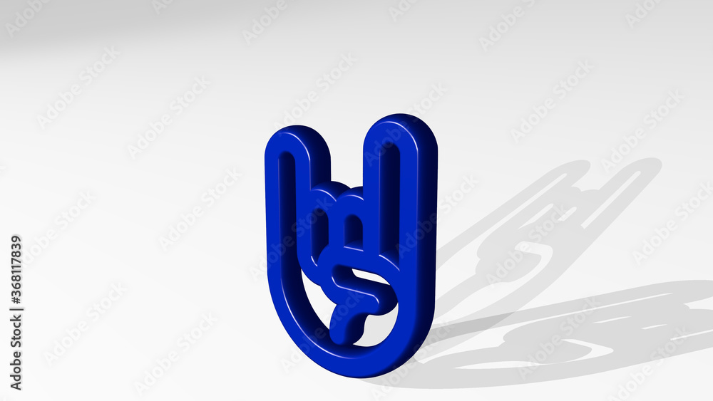 MOOD ROCK made by 3D illustration of a shiny metallic sculpture with the shadow on light background. beautiful and concept MOOD ROCK made by 3D illustration of a shiny metallic sculpture with the shadow on light background. beautiful and concept