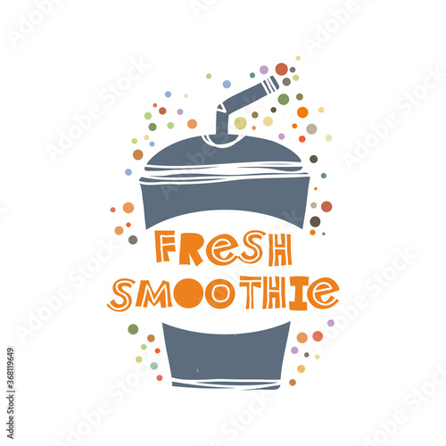 Hand-drawn lettering in sloppy style. Scandinavian doodles. Vector isolated motivation illustration
