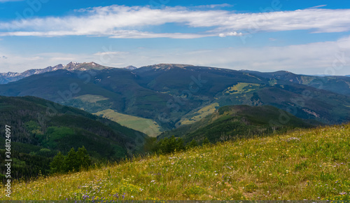 Summer on Vail Mountain Colorado