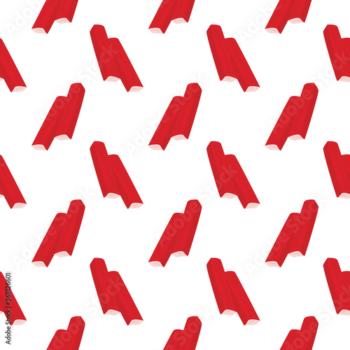 Crab sticks ,seamless pattern on white background.