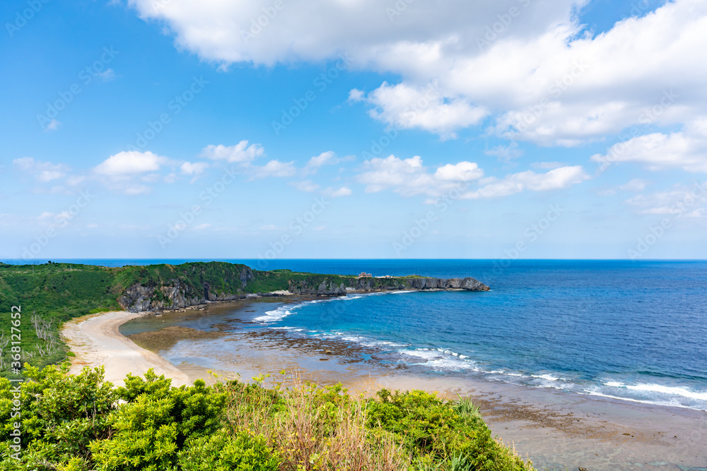 沖縄 本島最北端 辺戸岬の風景