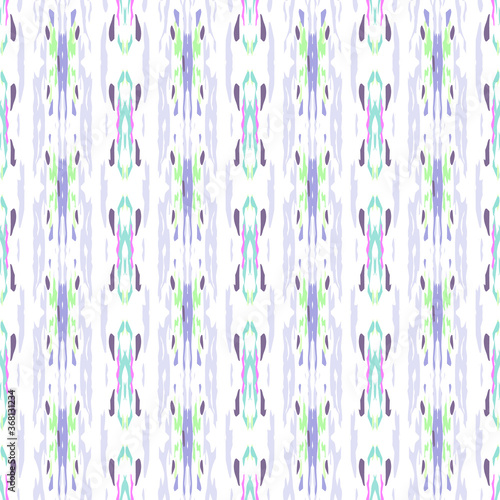 Watercolor Staining. Ikat, Tie Dye Seamless 