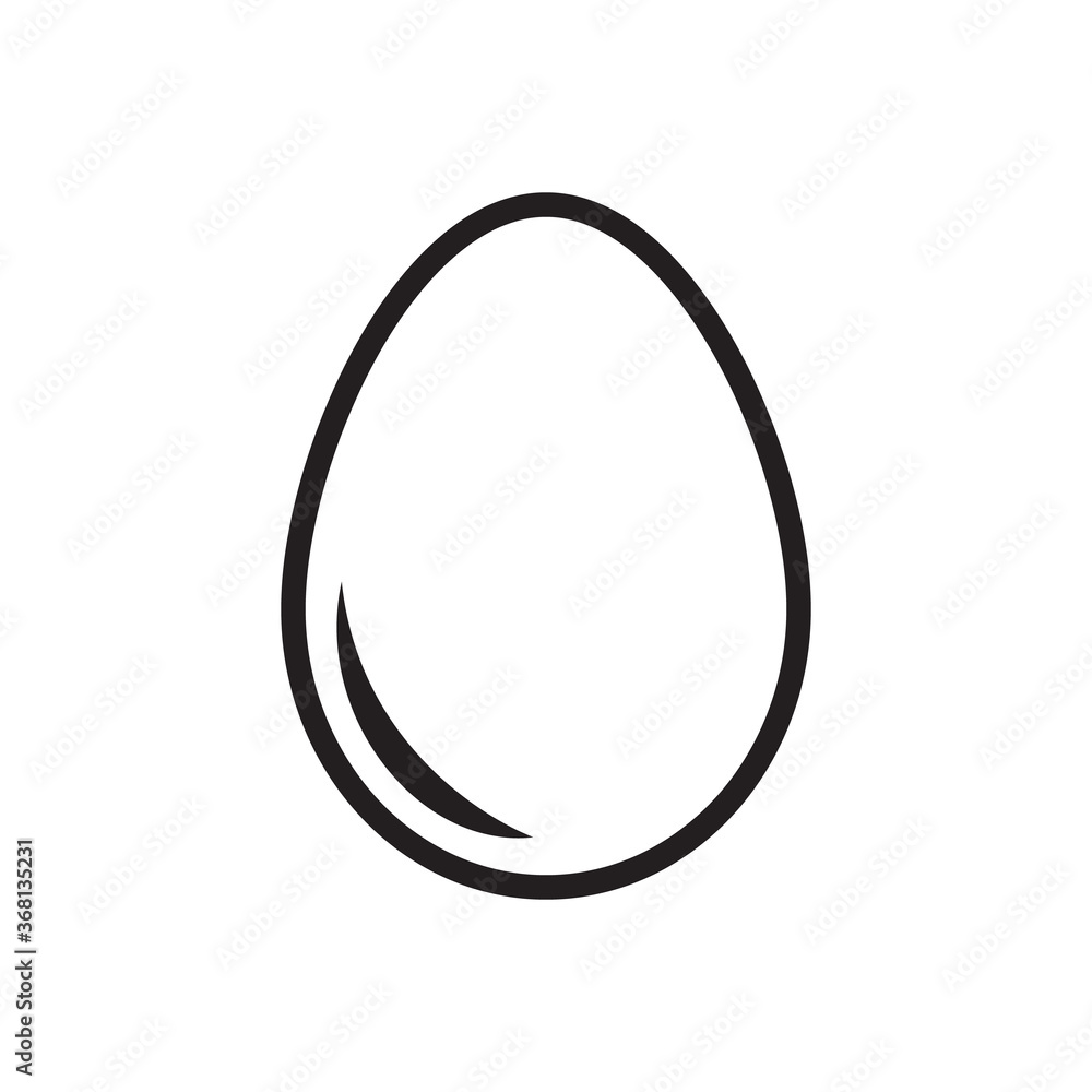 Egg icon vector illustration. Egg icon vector illustration.