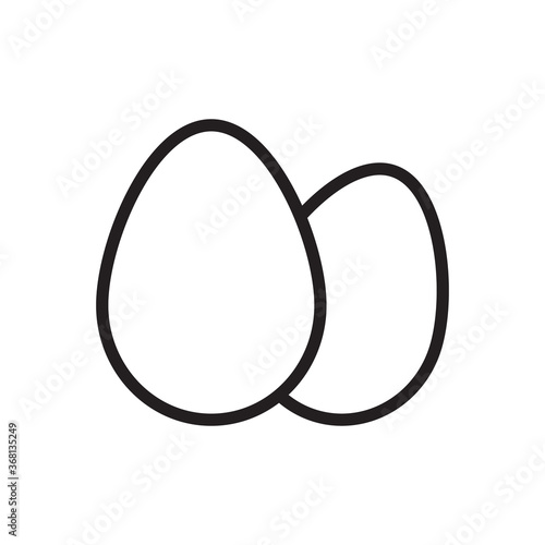 Egg icon vector illustration.