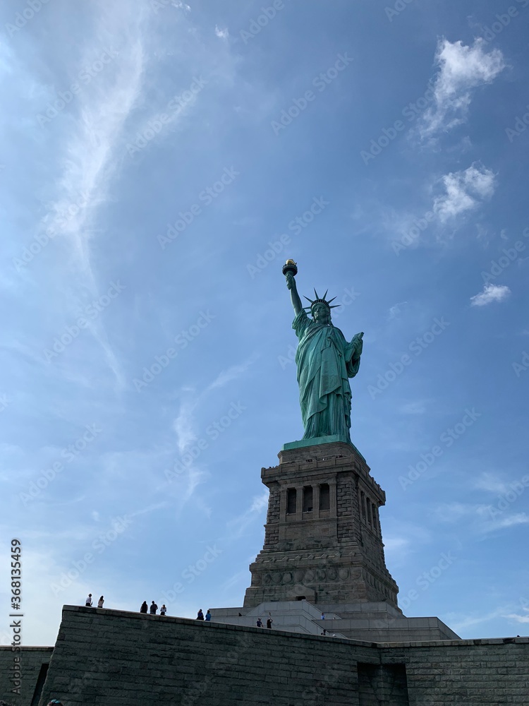 The Statue of Liberty under clear blue sky 