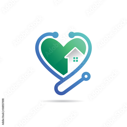House Doctor Logo Design, Vector, Icon, Symbol