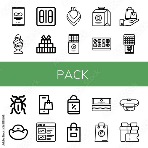 pack icon set