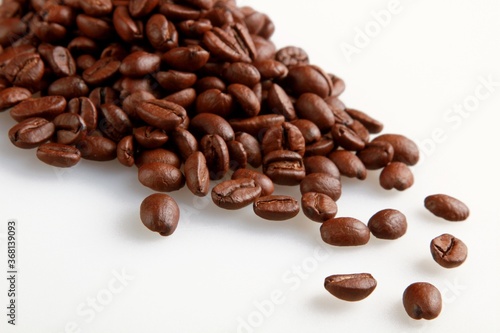 Coffee beans - isolated image