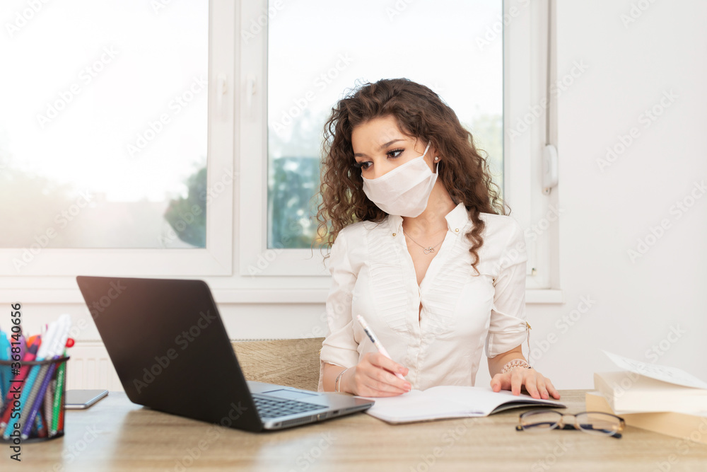 The concept of freelancing, remote work and learning during coronavirus. The concept of freelancing, remote work and learning during coronavirus.