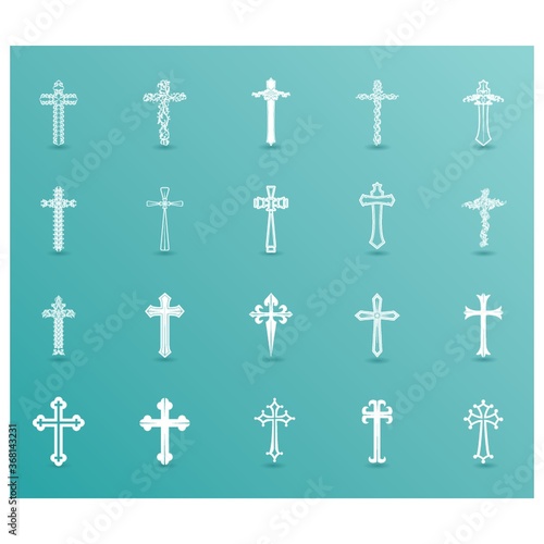 collection of decorative holy cross