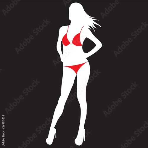 woman in bikini