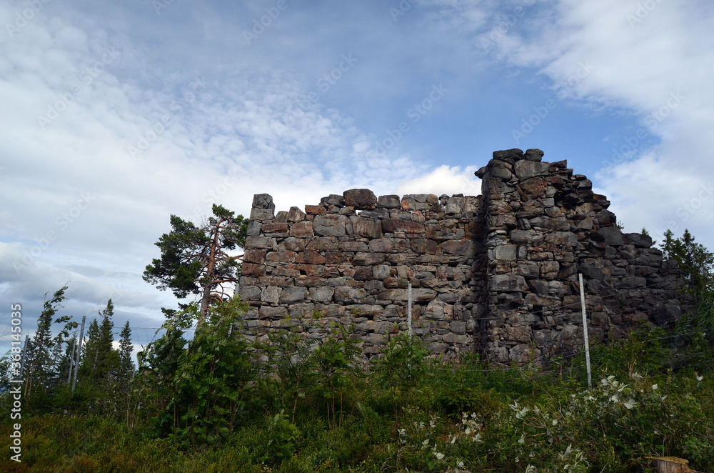 Abandoned mining village. Kongsberg,Norway