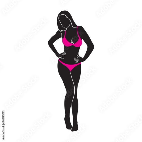 woman in bikini