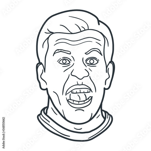surprised man expression