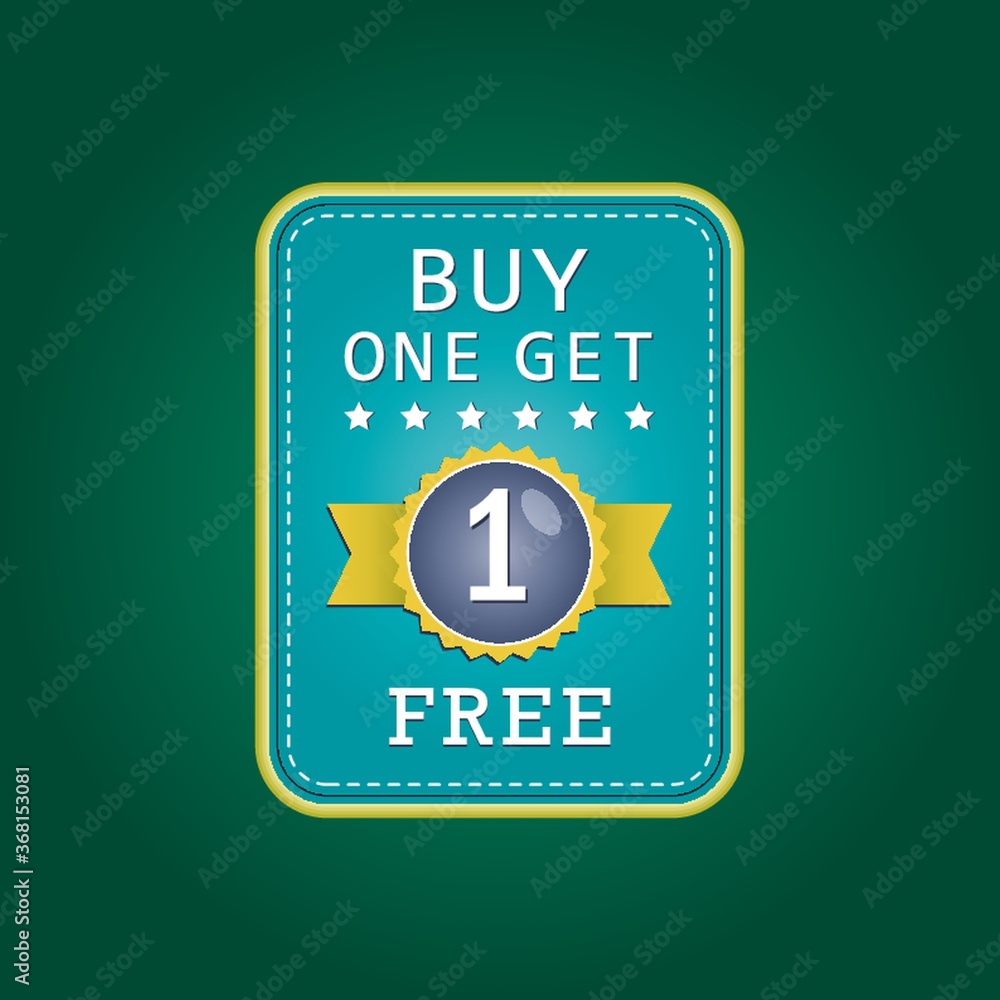 buy one get one free badge buy one get one free badge